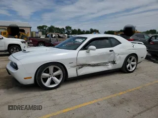 2014 Dodge Challenger R/T z VIN 2C3CDYBT5EH251465, wystawiony jako Copart lot #58474215 z przebiegiem 105 039 mil mil oraz Szkoda całkowita • Salvage title. Historia ofert i sprzedaży dostępna na DreamBid. Obrazek 1.
