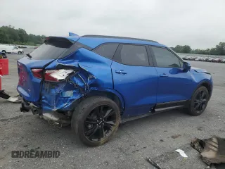2019 Chevrolet Blazer RS with VIN 3GNKBJRS7KS608209, listed as a Copart auction lot 62657435 with 79,453 mi miles and Salvage title. Bid and sale history available at DreamBid. Image 3.