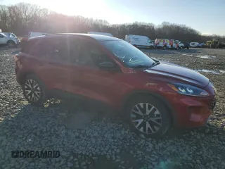 2020 Ford Escape SE Sport Hybrid with VIN 1FMCU9BZ7LUB87666, listed as a Copart auction lot 45370965 with 73,051 mi miles and Salvage Title. Bid and sale history available at DreamBid. Image 4.