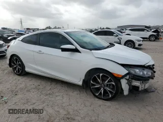 2019 Honda Civic Si with VIN 2HGFC3A51KH750102, listed as a Copart auction lot 52015295 with 65,824 mi miles and Salvage Title. Bid and sale history available at DreamBid. Image 4.