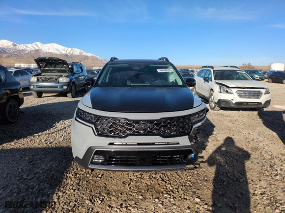 2023 Kia Sorento X-Line SX Prestige with VIN 5XYRKDLF7PG164973, listed as a Copart auction lot 48480635 with 22,274 mi miles and Salvage Title. Bid and sale history available at carsss.com. Image 5.