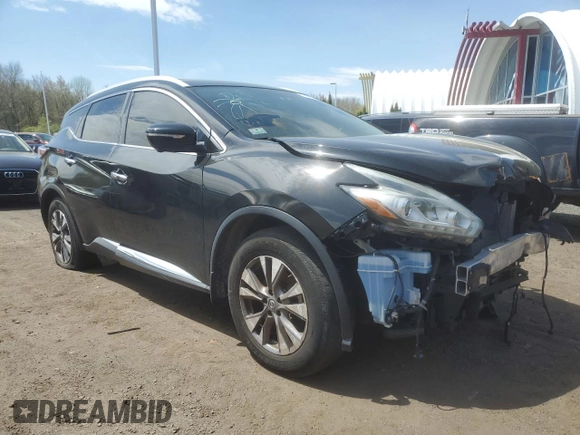 2015 Nissan Murano Platinum with VIN 5N1AZ2MH7FN282991, listed as a Copart auction lot 55463365 with 160,205 mi miles and Clean Title. Bid and sale history available at DreamBid. Image 4.