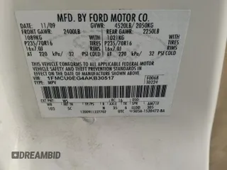 2010 Ford Escape Limited z VIN 1FMCU0EG4AKB30517, wystawiony jako Copart lot #59870285 z przebiegiem 126 483 mil mil oraz Czysty tytuł • Clean title. Historia ofert i sprzedaży dostępna na DreamBid. Obrazek 13.