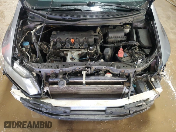 2014 Honda Civic Sedan LX with VIN 19XFB2F55EE019421, listed as a Copart auction lot 48366225 with 72,076 mi miles and Salvage Title. Bid and sale history available at carsss.com. Image 11.