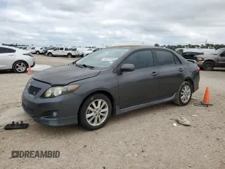 2010 Toyota Corolla with VIN 1NXBU4EE7AZ343242, listed as a Copart auction lot 54012125 with 196,604 mi miles and Salvage Title. Bid and sale history available at carsss.com. Image 1.