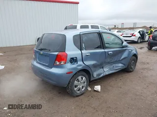 2006 Chevrolet Aveo LS with VIN KL1TD66616B563708, listed as a IAAI auction lot 41543322 with 120,824 mi miles and . Bid and sale history available at DreamBid. Image 4.
