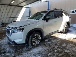 2024 Nissan Pathfinder Platinum z VIN 5N1DR3DK2RC225287, wystawiony jako Copart lot #89407945 z przebiegiem 20 991 mil mil oraz Szkoda całkowita • Salvage title. Historia ofert i sprzedaży dostępna na DreamBid. Obrazek 1.