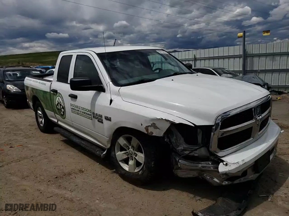 2019 Ram 1500 Classic Tradesman with VIN 1C6RR7FT0KS726155, listed as a Copart auction lot 55795054 with 76,965 mi miles and Salvage Title. Bid and sale history available at carsss.com. Image 10.