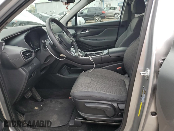 2021 Hyundai Santa Fe SE with VIN 5NMS1DAJ1MH357634, listed as a Copart auction lot 53699525 with 51,833 mi miles and Salvage title. Bid and sale history available at DreamBid. Image 7.