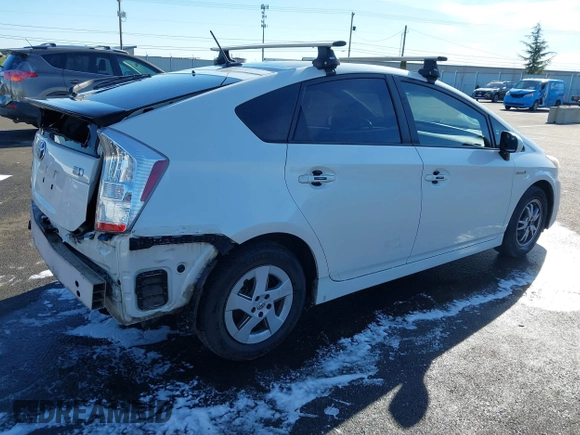 2010 Toyota Prius II with VIN JTDKN3DU7A5053503, listed as a IAAI auction lot 41518752 with 166,155 mi miles. Bid and sale history available at carsss.com. Image 4.