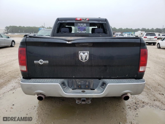 2009 Dodge Ram 1500 SLT with VIN 1D3HB13T89S701516, listed as a Copart auction lot 81633723 with 138,256 mi miles and Salvage Title. Bid and sale history available at carsss.com. Image 6.