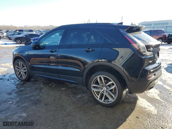 2020 Cadillac XT4 AWD Sport with VIN 1GYFZFR48LF004642, listed as a Copart auction lot 89088095 with 120,463 mi miles and Salvage Title. Bid and sale history available at carsss.com. Image 2.