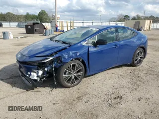 2024 Toyota Prius LE with VIN JTDACAAU0R3042358, listed as a Copart auction lot 49058765 with 5,093 mi miles and Salvage Title. Bid and sale history available at carsss.com. Image 1.