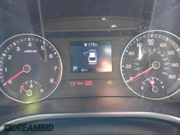 2019 Kia Forte LXS with VIN 3KPF24AD7KE068190, listed as a IAAI auction lot 41954665 with 105,356 mi miles and . Bid and sale history available at carsss.com. Image 7.
