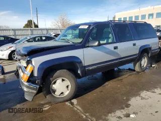 1997 Chevrolet Suburban z VIN 1GNFK16R1VJ325345, wystawiony jako Copart lot #86614394 z przebiegiem 217 851 mil mil oraz Szkoda całkowita • Salvage title. Historia ofert i sprzedaży dostępna na DreamBid. Obrazek 1.