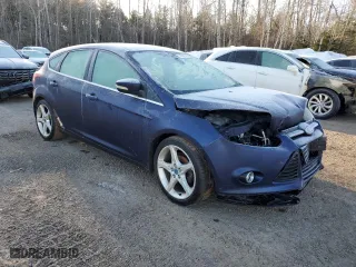 2012 Ford Focus Titanium with VIN 1FAHP3N27CL102852, listed as a Copart auction lot 50578745 with 301,709 mi miles and Salvage Title. Bid and sale history available at carsss.com. Image 4.