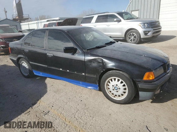 1994 BMW 3 Series 325i with VIN WBACB332XRFE16573, listed as a Copart auction lot 83412134 with 99,320 mi miles and Salvage Title. Bid and sale history available at carsss.com. Image 4.