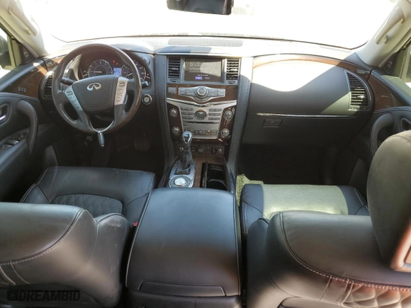 2019 Infiniti QX80 LUXE with VIN JN8AZ2NF5K9682220, listed as a Copart auction lot 48573945 with 41,047 mi miles and Salvage Title. Bid and sale history available at carsss.com. Image 8.