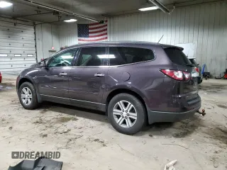 2015 Chevrolet Traverse LT with VIN 1GNKVGKD8FJ170278, listed as a Copart auction lot 57712515 with 61,529 mi miles and Non repairable. Bid and sale history available at DreamBid. Image 2.