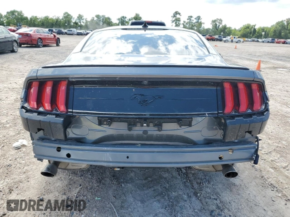 2022 Ford Mustang EcoBoost with VIN 1FA6P8TH5N5138364, listed as a Copart auction lot 56356955 with 33,590 mi miles and Salvage title. Bid and sale history available at DreamBid. Image 6.