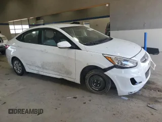 2017 Hyundai Accent SE with VIN KMHCT4AE5HU326141, listed as a Copart auction lot 46502905 with Not Provided miles and Salvage Title. Bid and sale history available at carsss.com. Image 4.