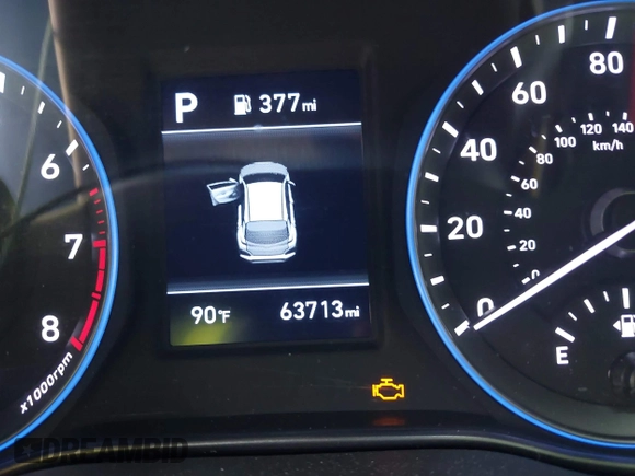 2021 Hyundai Kona SE z VIN KM8K12AA8MU665778, wystawiony jako IAAI lot #42364155 z przebiegiem 63 713 mil mil oraz . Historia ofert i sprzedaży dostępna na DreamBid. Obrazek 16.