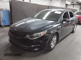 2016 Kia Optima LX with VIN 5XXGT4L3XGG038671, listed as a IAAI auction lot 42421622 with 105,024 mi miles and . Bid and sale history available at DreamBid. Image 2.