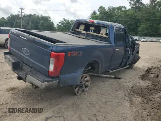 2017 Ford F-250 Lariat z VIN 1FT7W2BT4HEB74233, wystawiony jako Copart lot #55230605 z przebiegiem Nie podano mil oraz Szkoda całkowita • Salvage title. Historia ofert i sprzedaży dostępna na DreamBid. Obrazek 3.