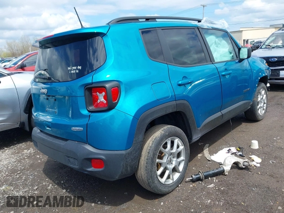 2022 Jeep Renegade Latitude with VIN ZACNJDB1XNPN66679, listed as a IAAI auction lot 42195768 with 31,272 mi miles and . Bid and sale history available at DreamBid. Image 4.