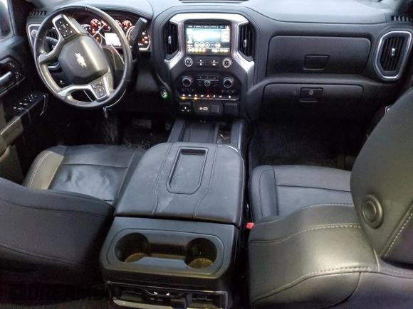 2021 Chevrolet Silverado 1500 LTZ with VIN 1GCUYGED2MZ266443, listed as a Copart auction lot 45681295 with 42,006 mi miles and Salvage Title. Bid and sale history available at DreamBid. Image 8.