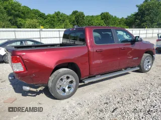 2022 Ram 1500 Big Horn with VIN 1C6SRFFT6NN381504, listed as a Copart auction lot 56403735 with 30,043 mi miles and Salvage title. Bid and sale history available at DreamBid. Image 3.