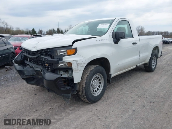 2021 Chevrolet Silverado 1500 Work Truck with VIN 3GCNWAEH5MG369642, listed as a IAAI auction lot 42029233 with 93,036 mi miles. Bid and sale history available at carsss.com. Image 17.