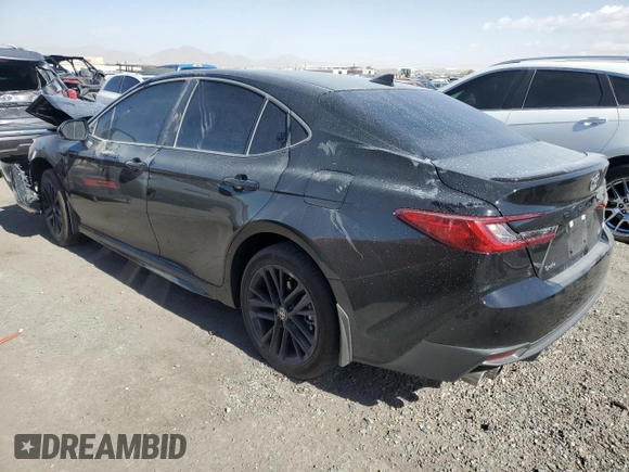 2025 Toyota Camry LE with VIN 4T1DAACK3SU550804, listed as a Copart auction lot 44449785 with 6,846 mi miles and Salvage Title. Bid and sale history available at carsss.com. Image 2.