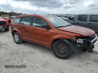 2014 Dodge Journey American Value with VIN 3C4PDCAB8ET133197, listed as a Copart auction lot 51381145 with 191,269 mi miles and Salvage title. Bid and sale history available at DreamBid. Image 4.