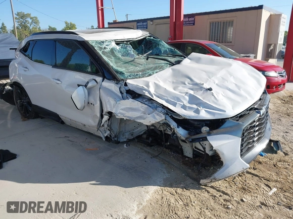 2021 Chevrolet Blazer RS with VIN 3GNKBERS4MS528859, listed as a IAAI auction lot 41312311 with 49,344 mi miles and . Bid and sale history available at DreamBid. Image 1.