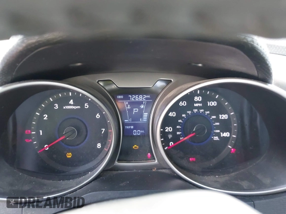2012 Hyundai Veloster w/Gray Int with VIN KMHTC6AD0CU068400, listed as a IAAI auction lot 41493521 with 72,682 mi miles and . Bid and sale history available at DreamBid. Image 7.