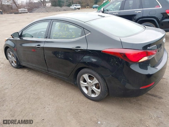 2016 Hyundai Elantra SE with VIN 5NPDH4AE8GH781407, listed as a IAAI auction lot 41809167 with 999,999 mi miles. Bid and sale history available at carsss.com. Image 3.