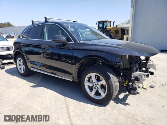 2022 Audi Q5 Premium with VIN WA1ABAFY0N2123790, listed as a Copart auction lot 51836824 with 27,745 mi miles and Salvage title. Bid and sale history available at DreamBid. Image 4.