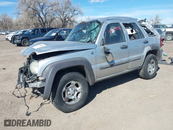 2004 Jeep Liberty Sport with VIN 1J4GL48K84W145318, listed as a IAAI auction lot 41885018 with 174,041 mi miles. Bid and sale history available at carsss.com. Image 16.