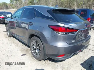 2022 Lexus RX with VIN 2T2YGMDA0NC087979, listed as a IAAI auction lot 41878695 with 39,022 mi miles. Bid and sale history available at carsss.com. Image 3.