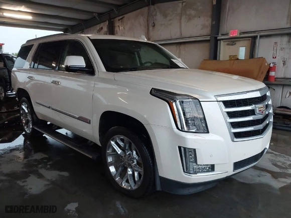 2015 Cadillac Escalade Premium with VIN 1GYS3NKJ8FR688489, listed as a IAAI auction lot 41914908 with 98,775 mi miles. Bid and sale history available at carsss.com. Image 1.