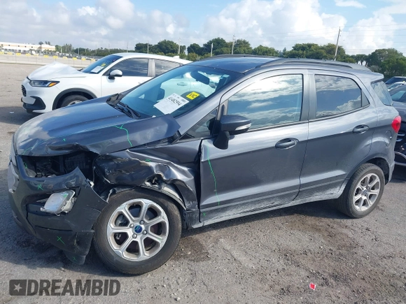 2021 Ford EcoSport SE with VIN MAJ3S2GE4MC444447, listed as a IAAI auction lot 41482594 with 70,881 mi miles and . Bid and sale history available at DreamBid. Image 6.