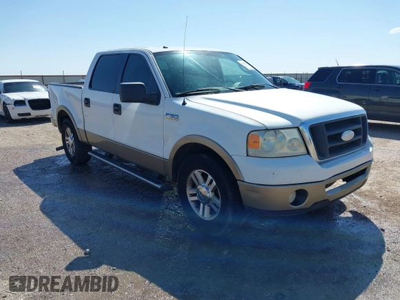 2006 Ford F-150 XLT with VIN 1FTPW12V76KE05796, listed as a IAAI auction lot 41965247 with 196,951 mi miles. Bid and sale history available at carsss.com. Image 1.