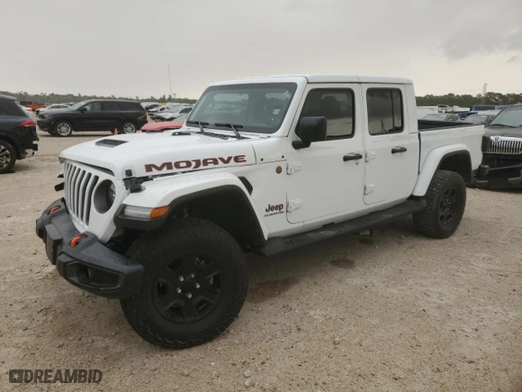 2021 Jeep Gladiator Mojave with VIN 1C6JJTEG3ML621348, listed as a Copart auction lot 48407585 with 20,671 mi miles and Salvage Title. Bid and sale history available at carsss.com. Image 1.