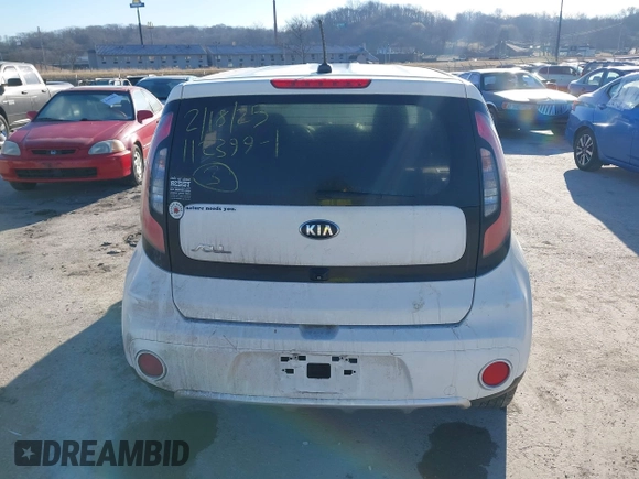 2018 Kia Soul + with VIN KNDJP3A57J7525304, listed as a IAAI auction lot 41670765 with 90,942 mi miles. Bid and sale history available at carsss.com. Image 16.