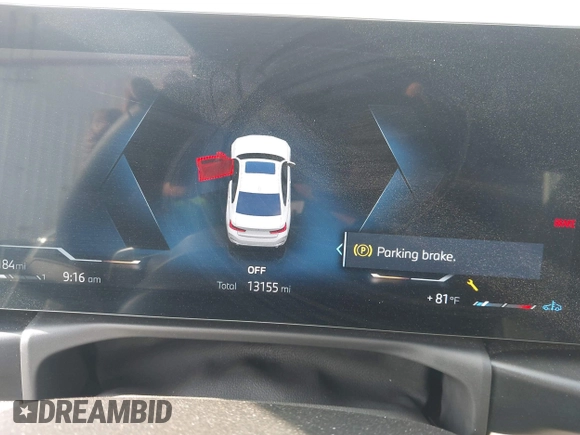 2025 BMW 3 Series 330i with VIN 3MW69CW09S8F10863, listed as a IAAI auction lot 42525396 with 13,155 mi miles and . Bid and sale history available at DreamBid. Image 7.
