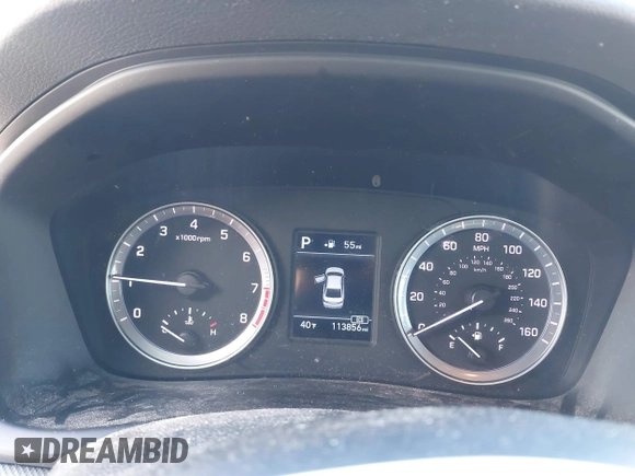 2018 Hyundai Sonata SE with VIN 5NPE24AF9JH674582, listed as a IAAI auction lot 41792449 with 113,856 mi miles and . Bid and sale history available at DreamBid. Image 7.