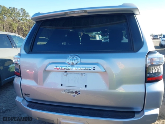 2022 Toyota 4Runner SR5 with VIN JTEEU5JR9N5255563, listed as a IAAI auction lot 41606548 with 18,254 mi miles. Bid and sale history available at carsss.com. Image 16.