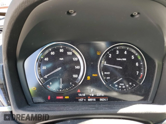 2018 BMW X2 xDrive28i with VIN WBXYJ5C30JEF80055, listed as a Copart auction lot 49510255 with 68,916 mi miles and Salvage Title. Bid and sale history available at carsss.com. Image 9.