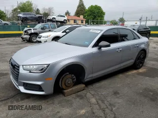 2019 Audi A4 Premium with VIN WAUGMAF4XKA112026, listed as a Copart auction lot 58352815 with 70,223 mi miles and Salvage title. Bid and sale history available at DreamBid. Image 1.